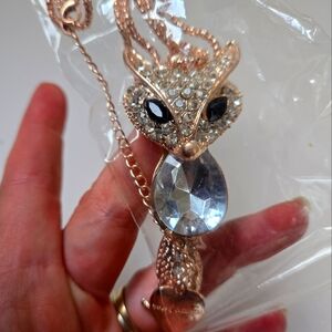 Betsey Johnson Fox Necklace